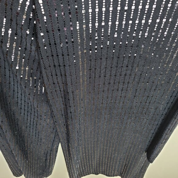 Donna Ricco Sequin Sleeveless Wide Leg Shimmer Jumpsuit - Picture 7 of 16